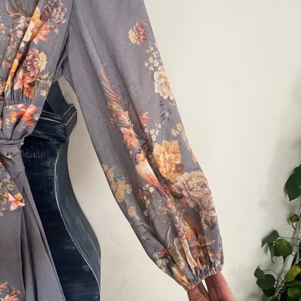 Zimmerman Tallow wrap dress - Picture 2 of 6